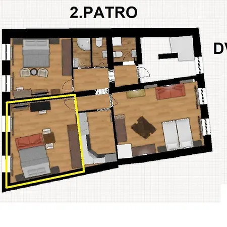 řehořův Dům Ubytování v soukromí